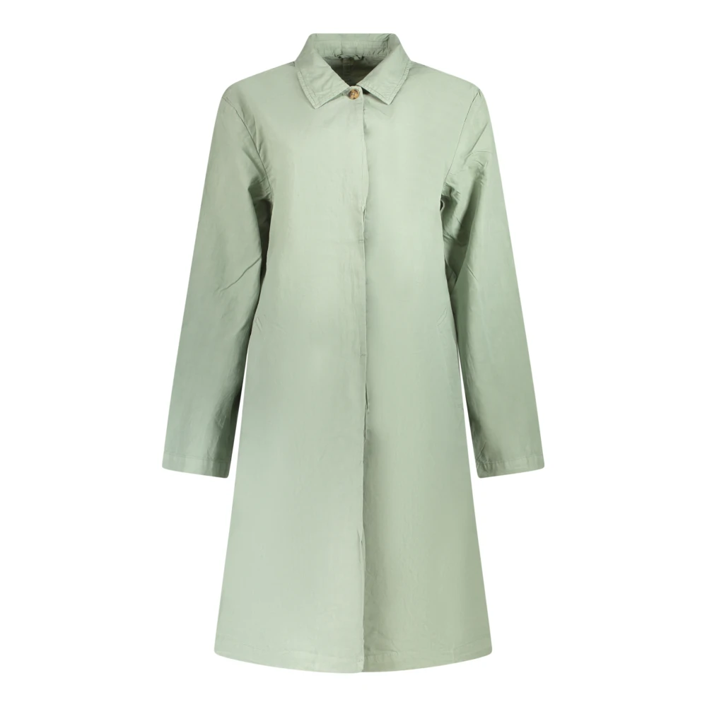 North Sails , Single-Breasted Coats, Female, Green, L, Commuter Trench