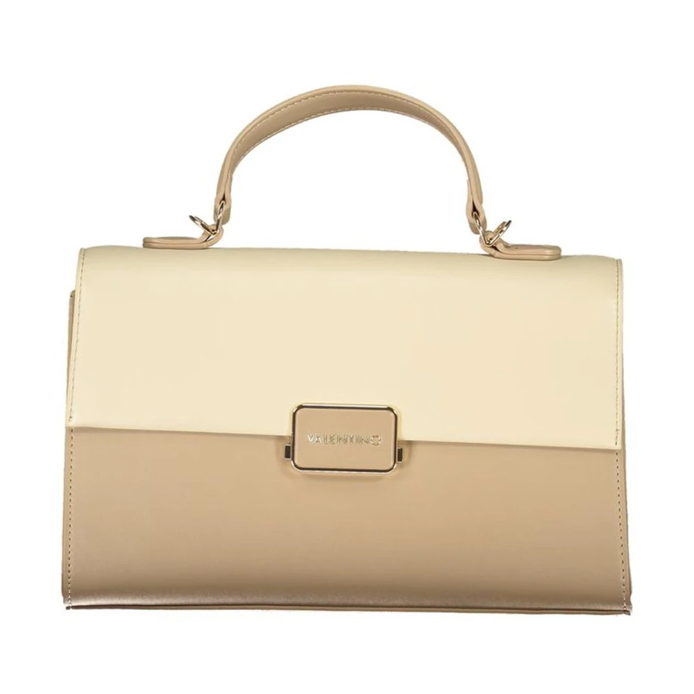 Valentino By Mario Valentino Women's Beige Handbags, One Size, Woven Handbag For