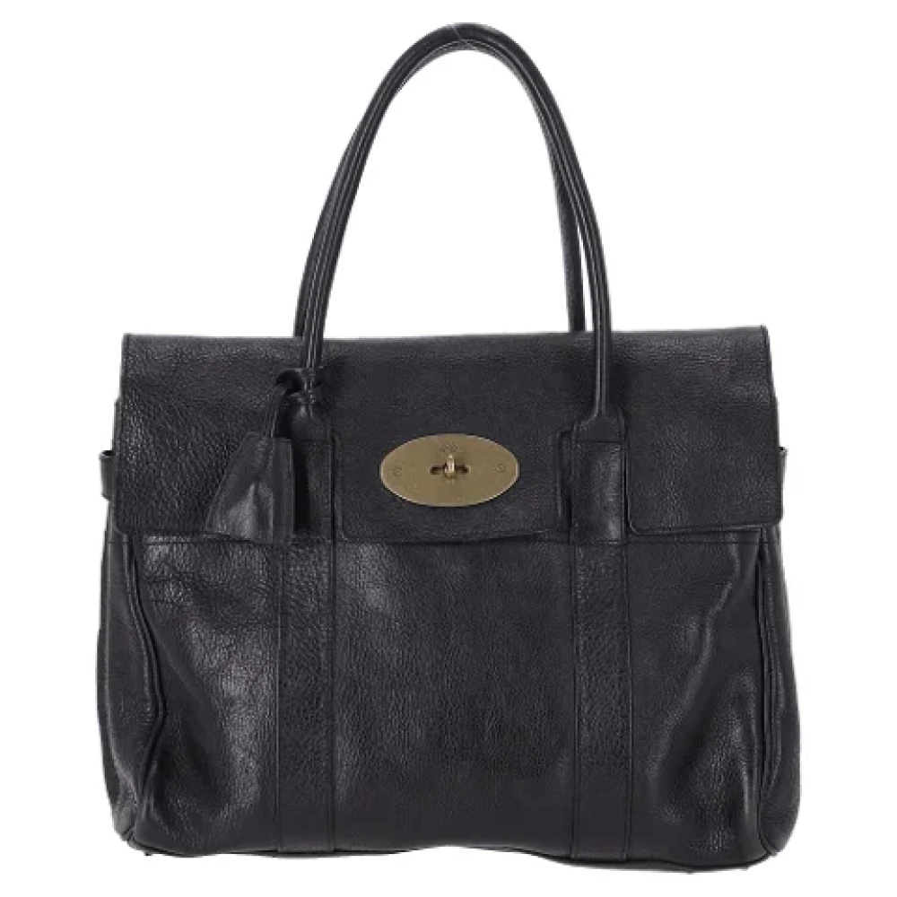 Mulberry Pre-owned Leather handbags Black Dames