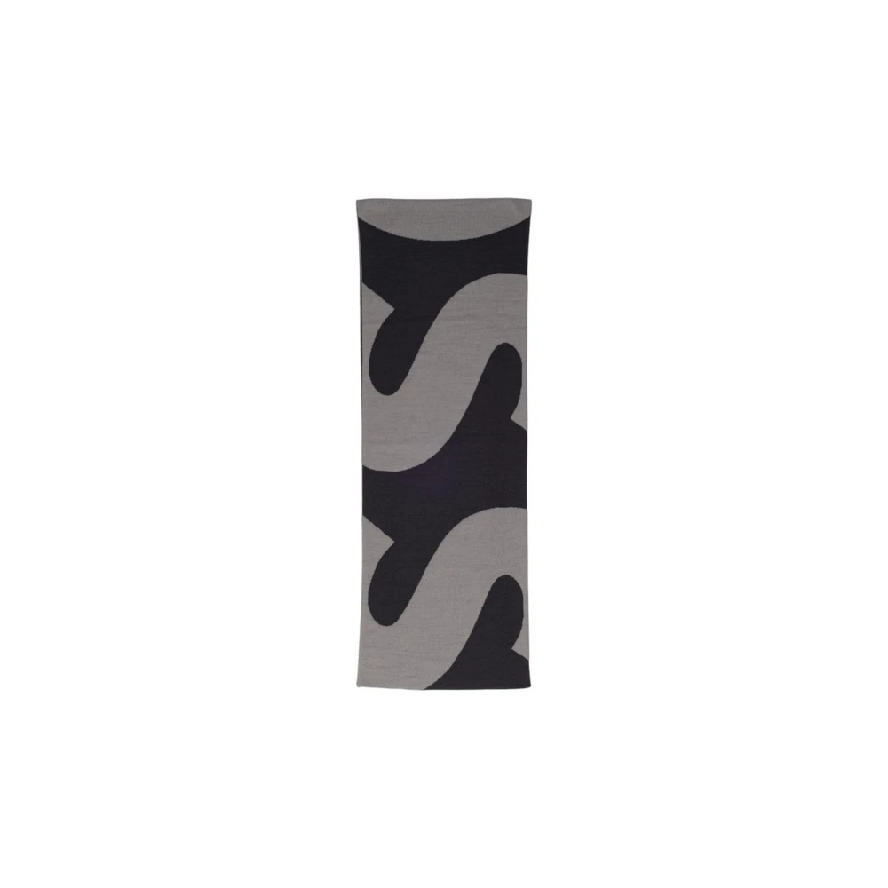 Hugo Boss Zwarte wollen sjaal Black Heren
