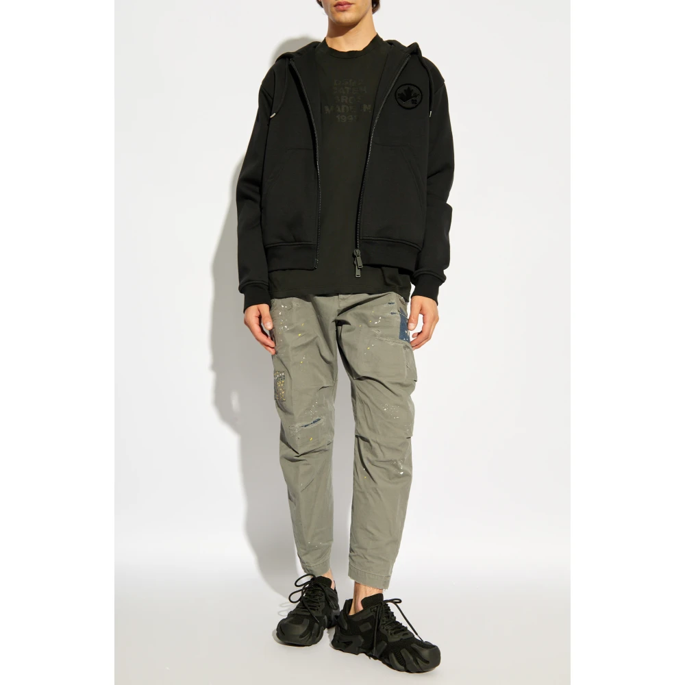 Dsquared2 Capuchontrui Black Heren