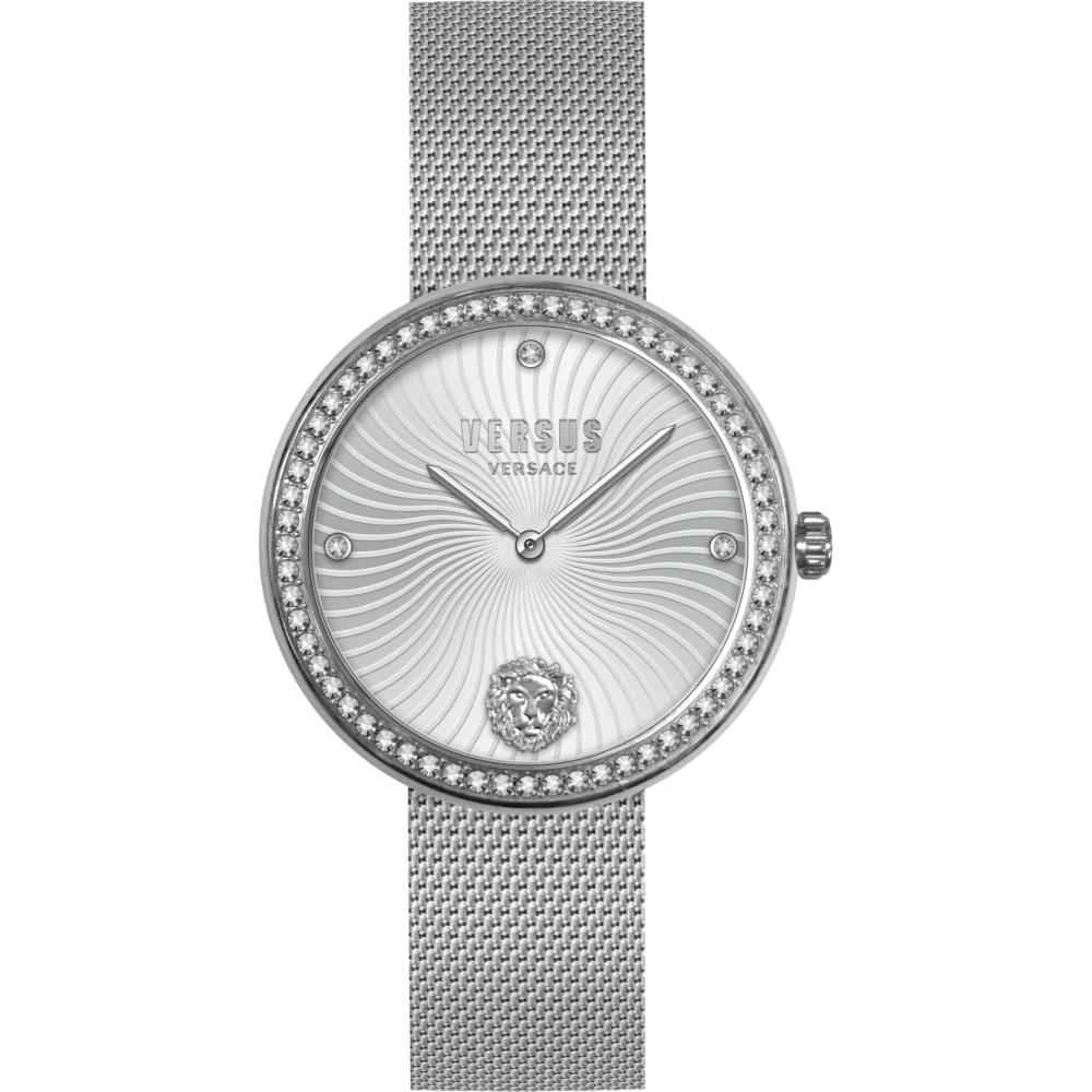 Versus Versace Women's Gray Lea Stainless Steel Mesh Watch
