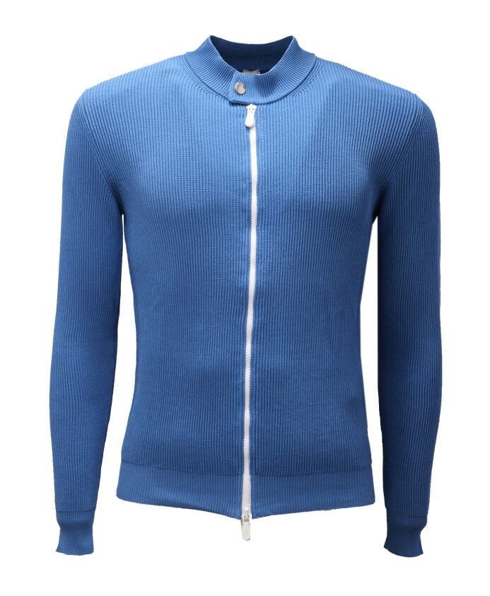 cardigan-zippe-en-coton-azure