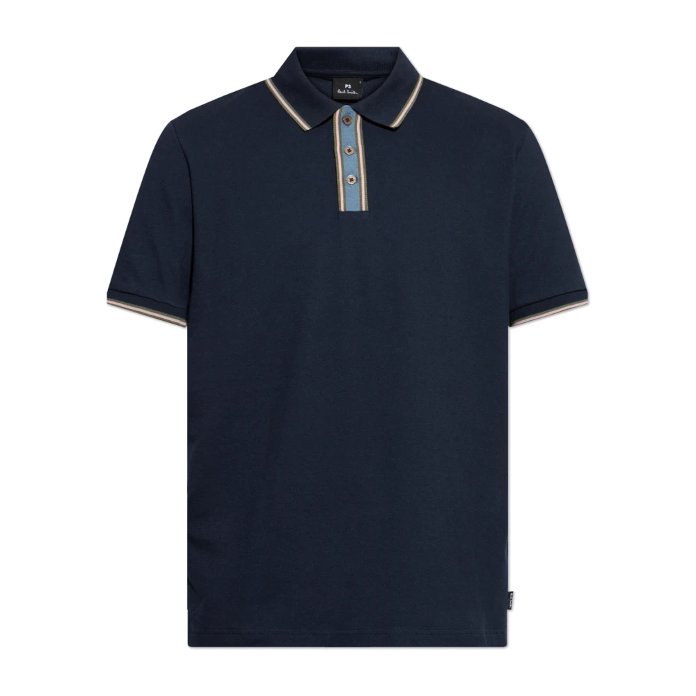 PS By Paul Smith Blauwe T-shirts en Polos Blue Heren