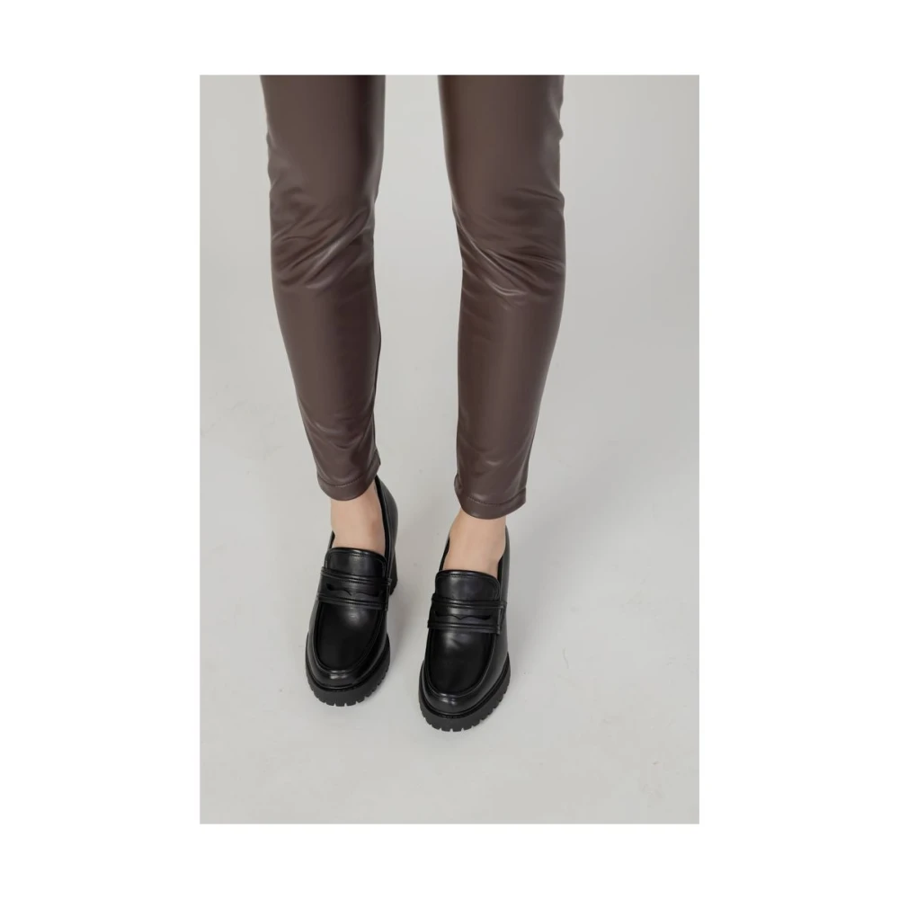 Street One Bruine Polyester Leggings & Broek Brown Dames