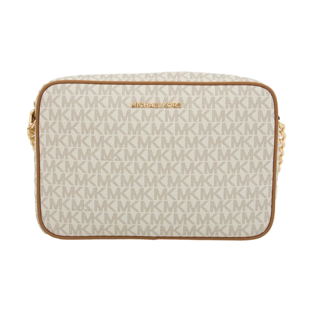 Michael Kors Stilig Crossbody Väska för Kvinnor Beige, Dam