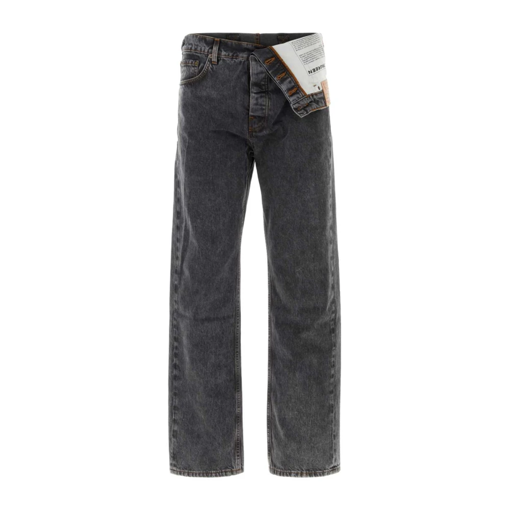 Y Project Straight Jeans Black Heren
