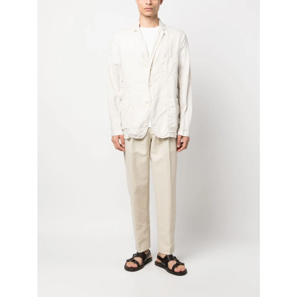 Jacob Cohën Lage Broek Beige Heren