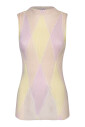camisole-jaune-en-soie-a-imprime-diamant