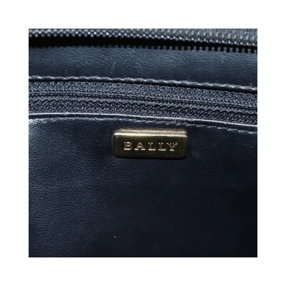 Bally Pre-owned Leather shoulder-bags Black Dames
