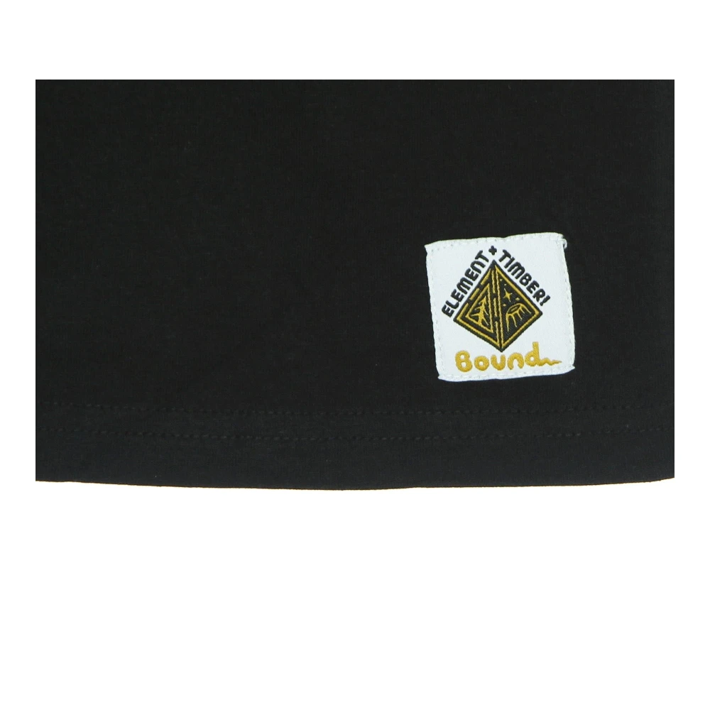 Element Zwarte Heren Tee met Timber Logo Black Heren