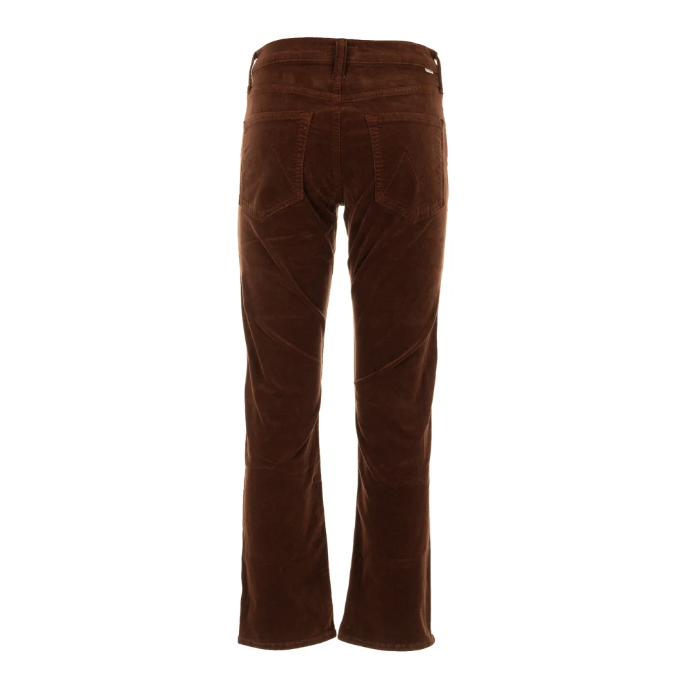 Mother Bruine Rider Enkel Jeans Brown Dames