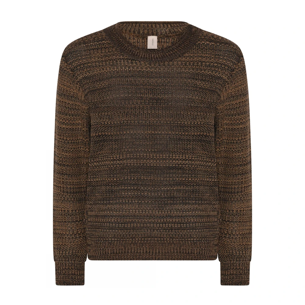 Skovhuus Mix Colour Pullover Blouse Hazelnoot Brown Dames