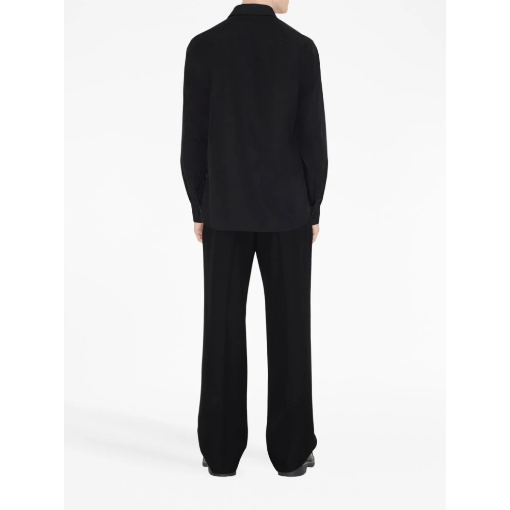 Burberry Zwarte Stijlvolle Overhemden Black Heren