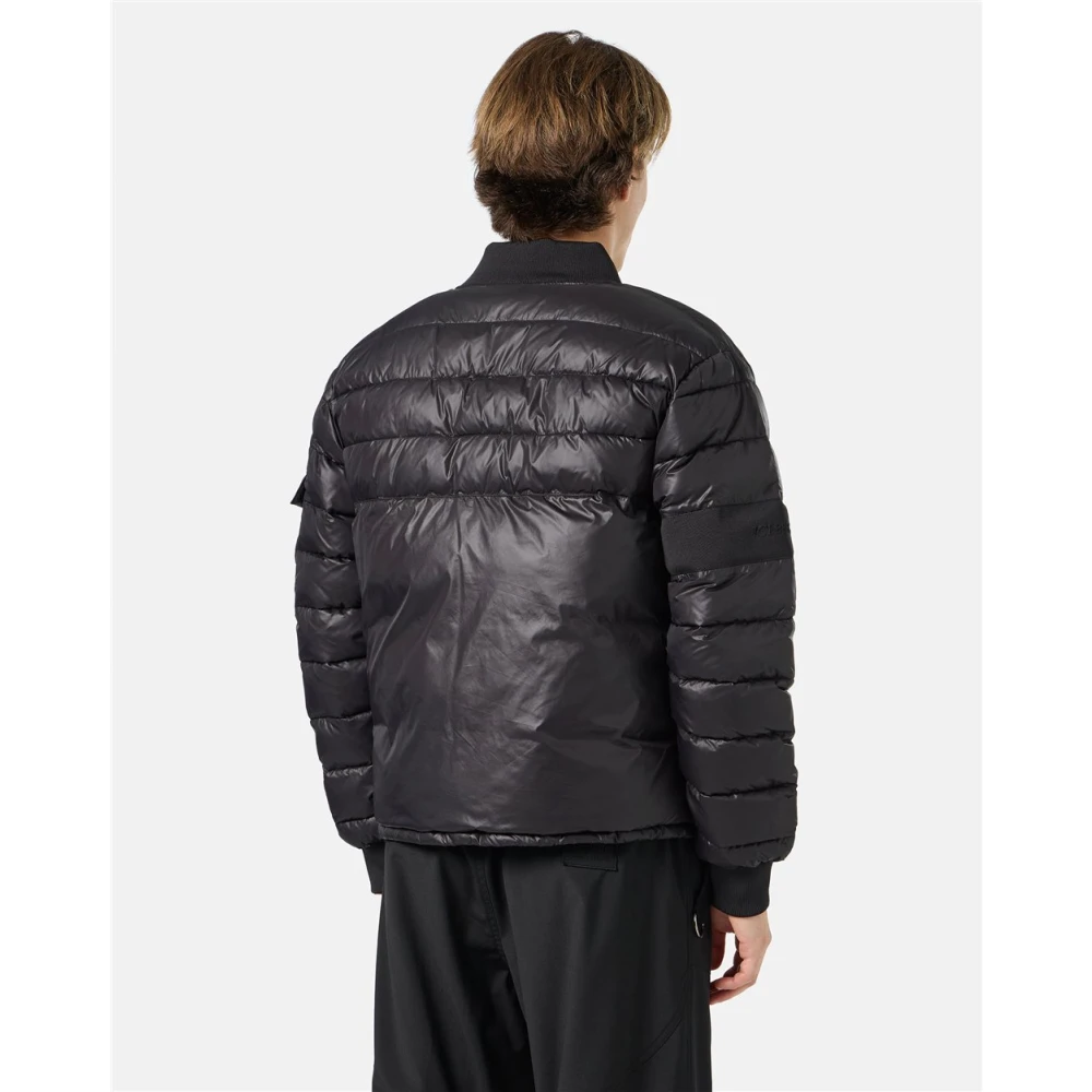 Iceberg Nylon jack met allover logo Black Heren