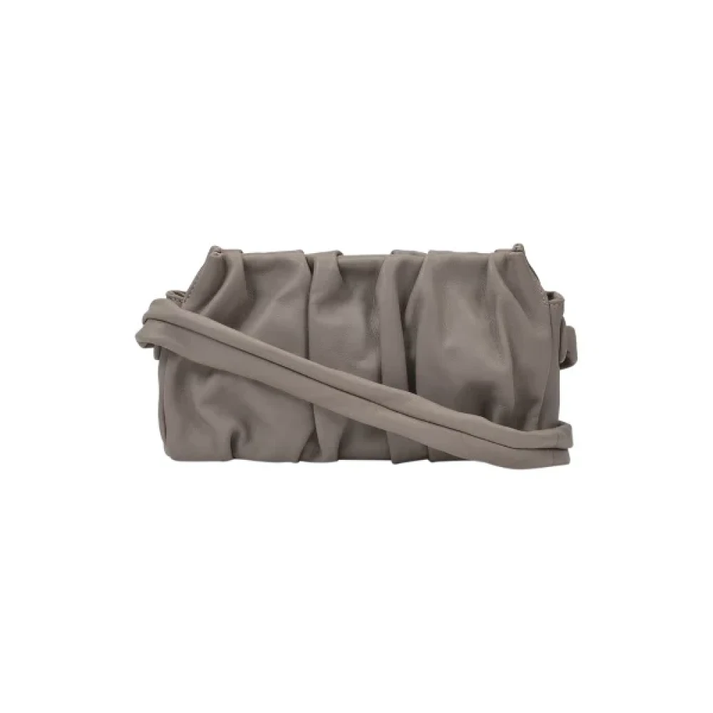 Elleme Leather shoulder-bags Gray Dames
