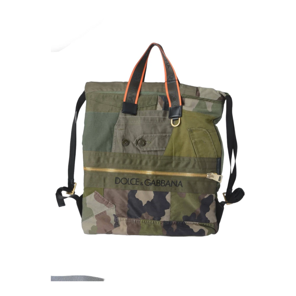 Dolce & Gabbana Camouflage Heren Rugzak Multicolor Heren