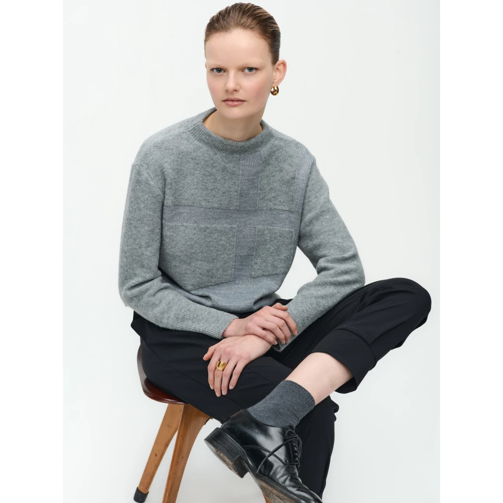 Jane Lushka Elpida Pullover Gray Dames