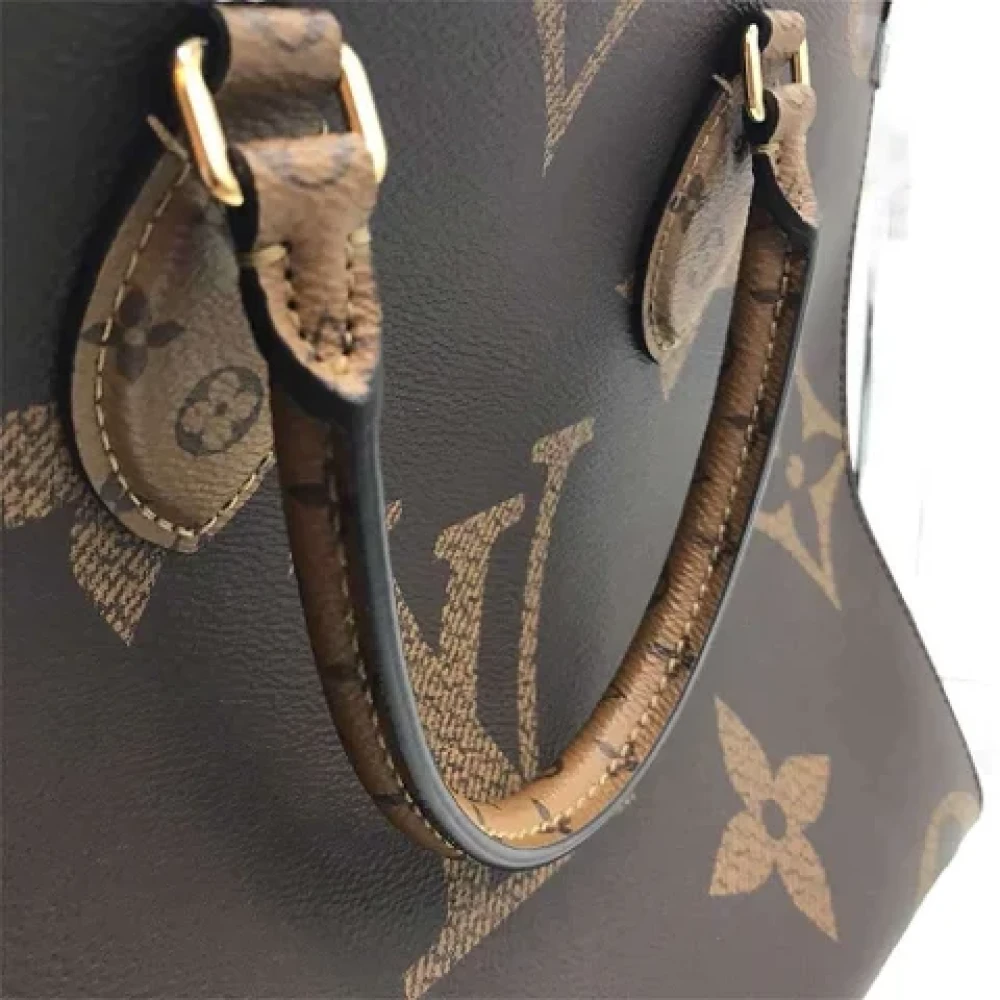 Louis Vuitton Vintage Pre-owned Canvas handbags Brown Dames