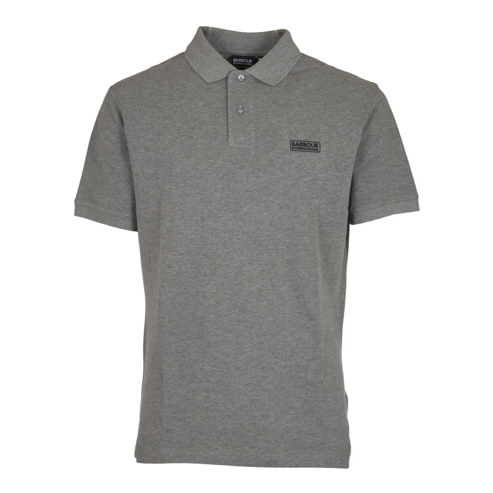 Barbour Polo Shirt Gray Heren
