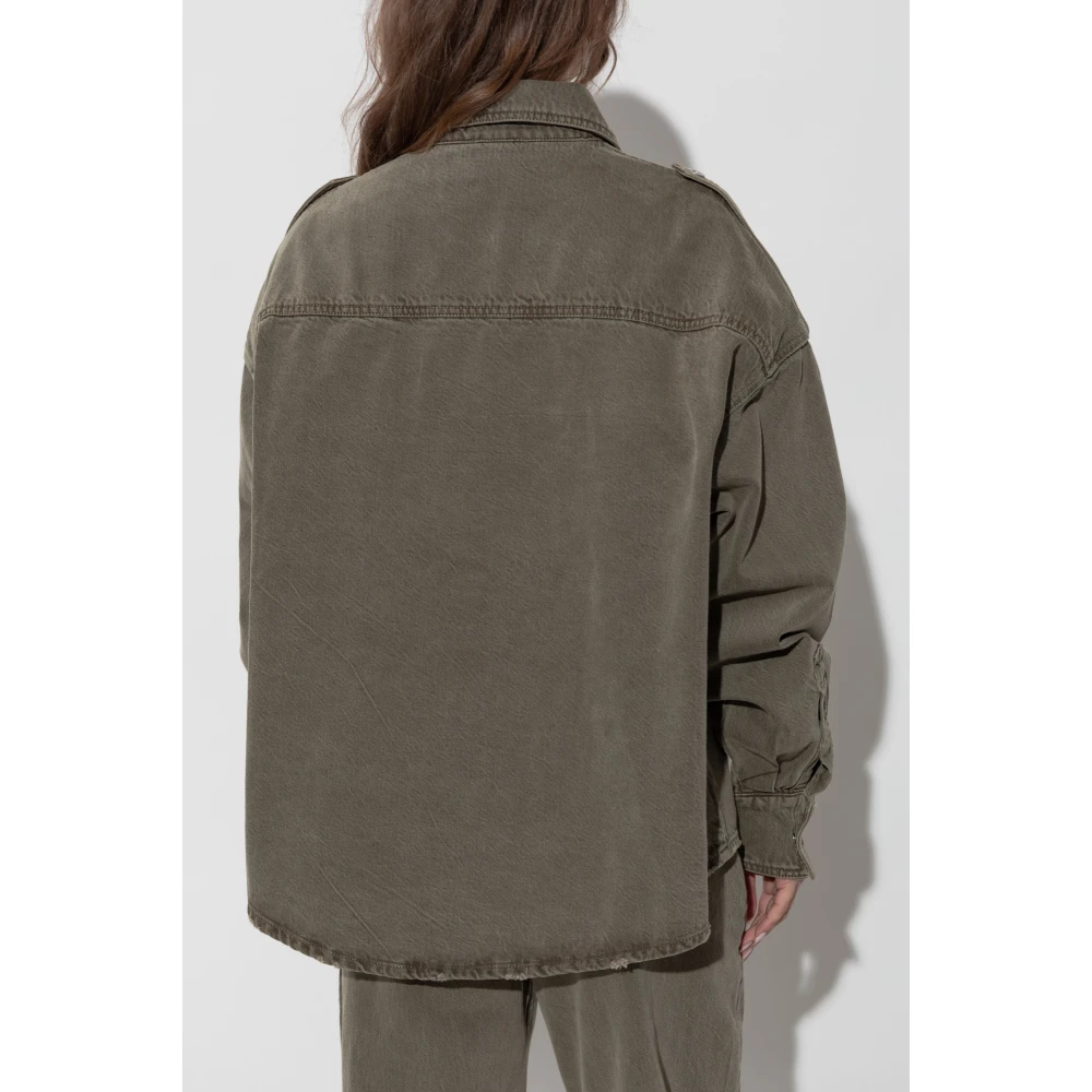 Halfboy Denim overhemd Gray Dames