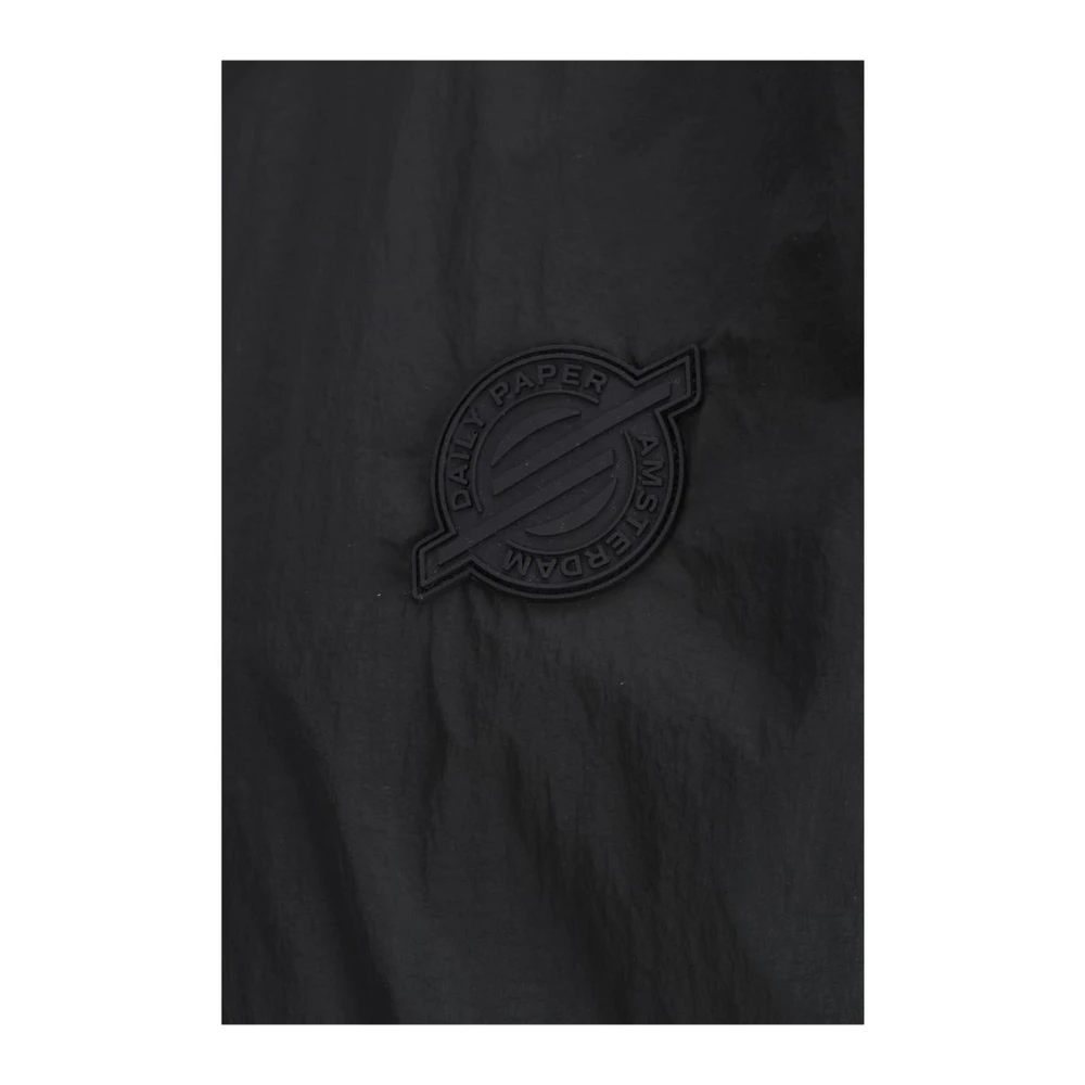 Daily Paper Monochrome Track Jacket met Verstelbare Zoom Black Heren