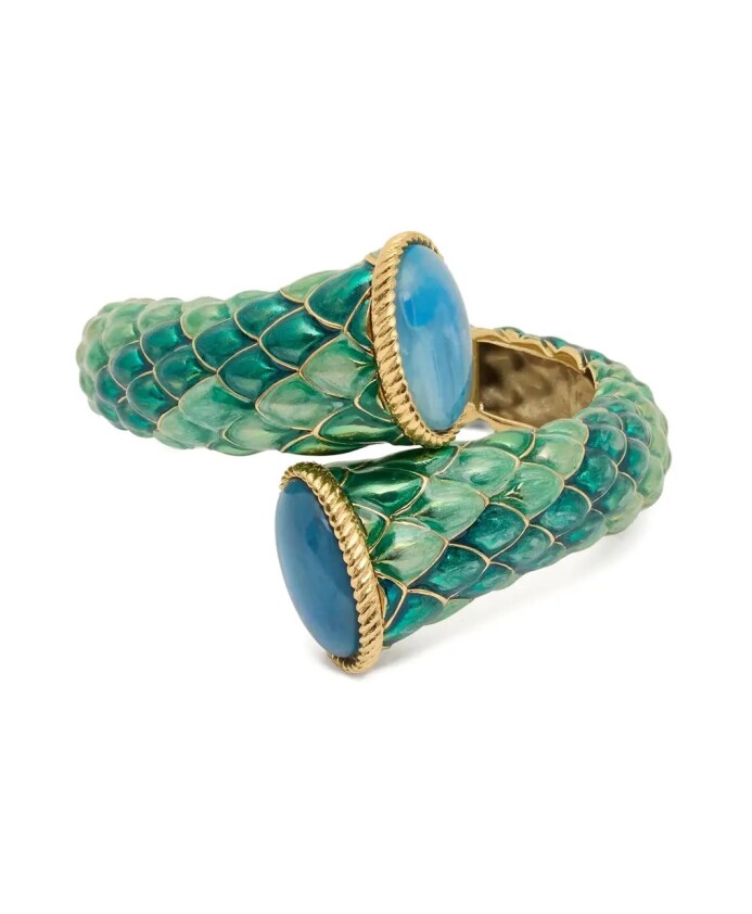 green-enamel-brass-acrylic-resin-jewelry