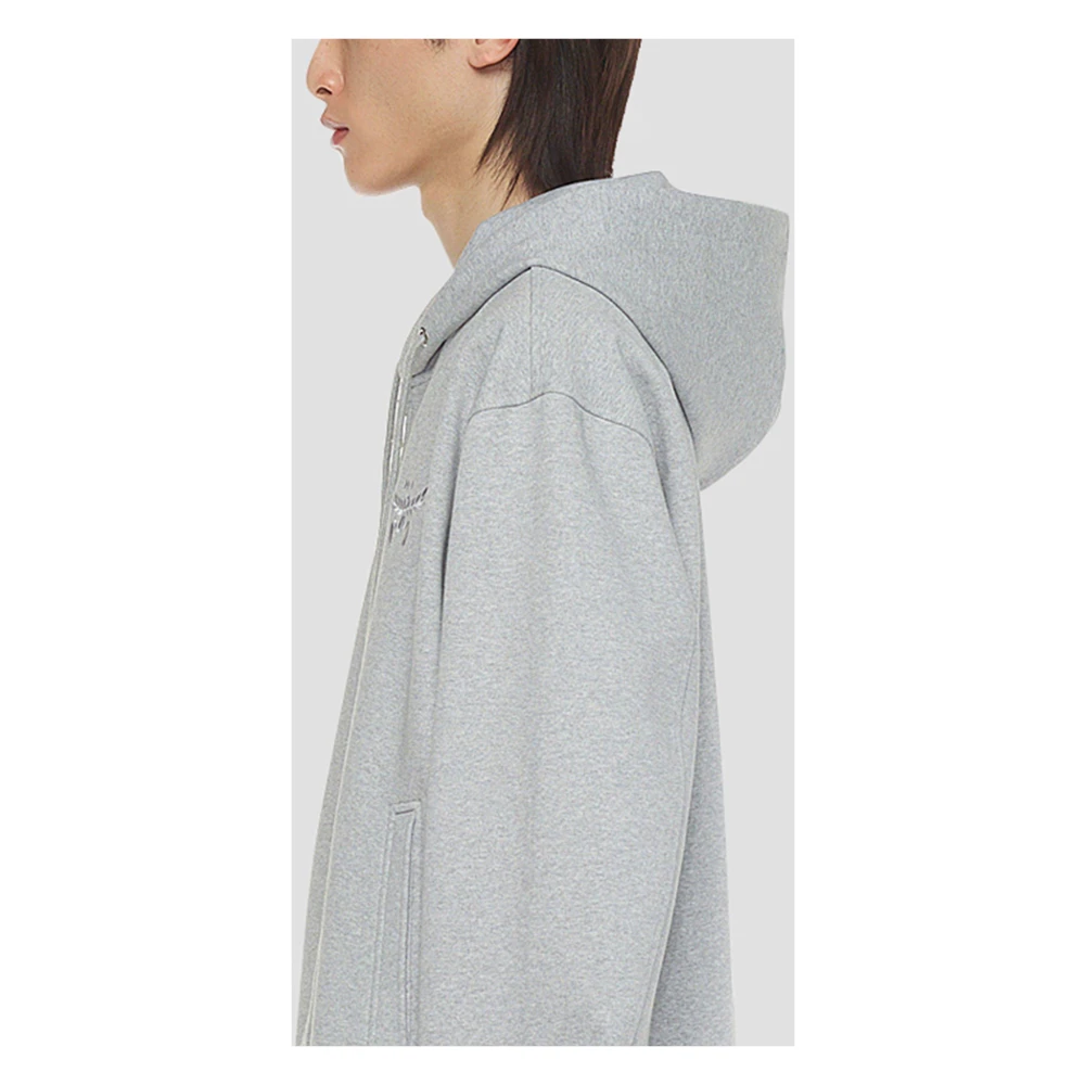 MCM Hoodie Essential in Romanit met Logo Gray Heren