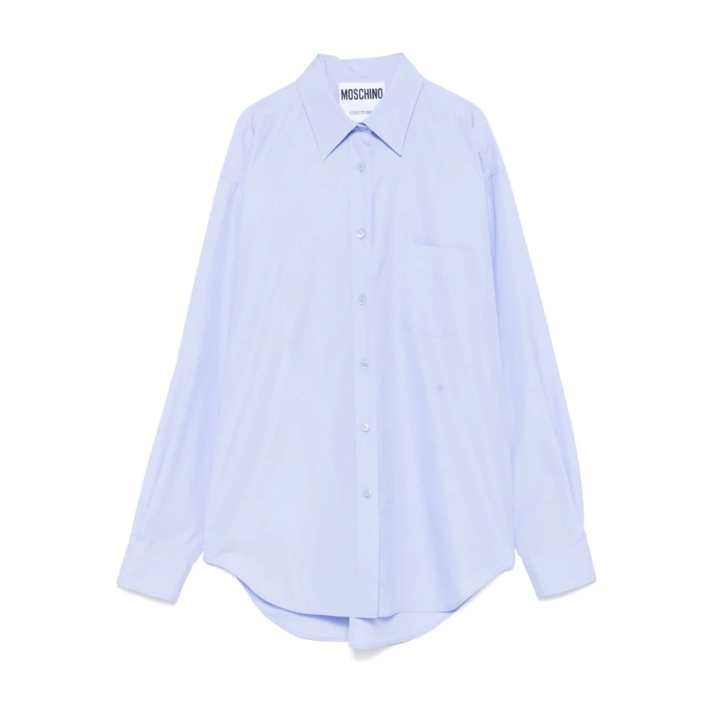 Moschino Lichtblauw Shirt voor Mannen Blue Dames