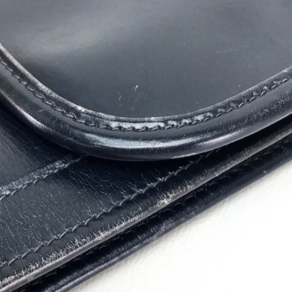 Hermès Vintage Pre-owned Canvas clutches Blue Dames