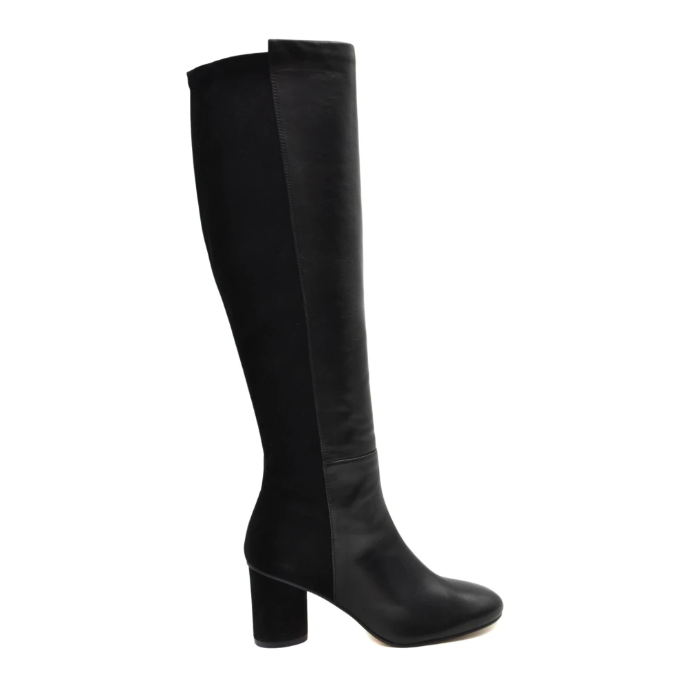 Stuart Weitzman Women's Black Heeled Boots