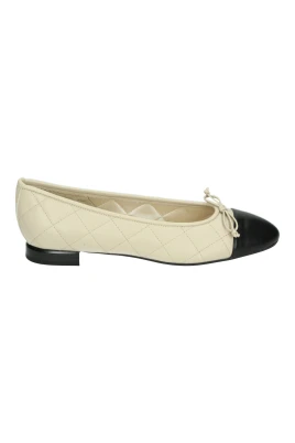 Beige Pumps med G Bredd