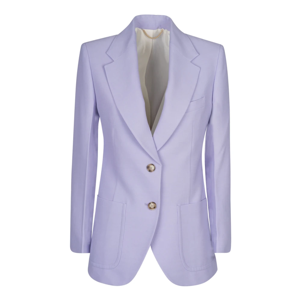 Victoria Beckham Lavendel Jas voor Stijlvolle Look Purple Dames