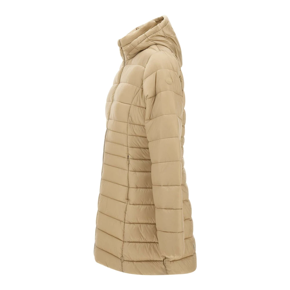 Save The Duck Beige donsjack met capuchon Beige Dames