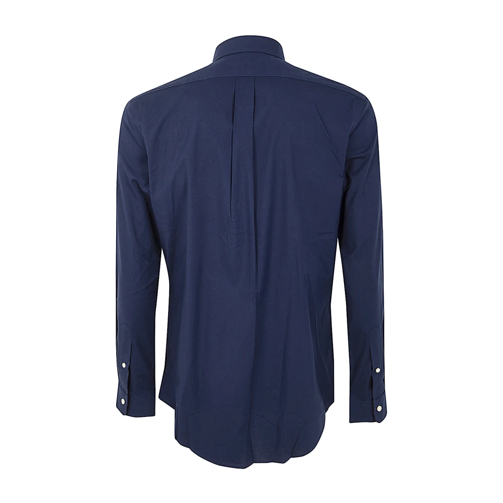 Polo Ralph Lauren Navy Gestreept Slim Fit Overhemd Blue Heren