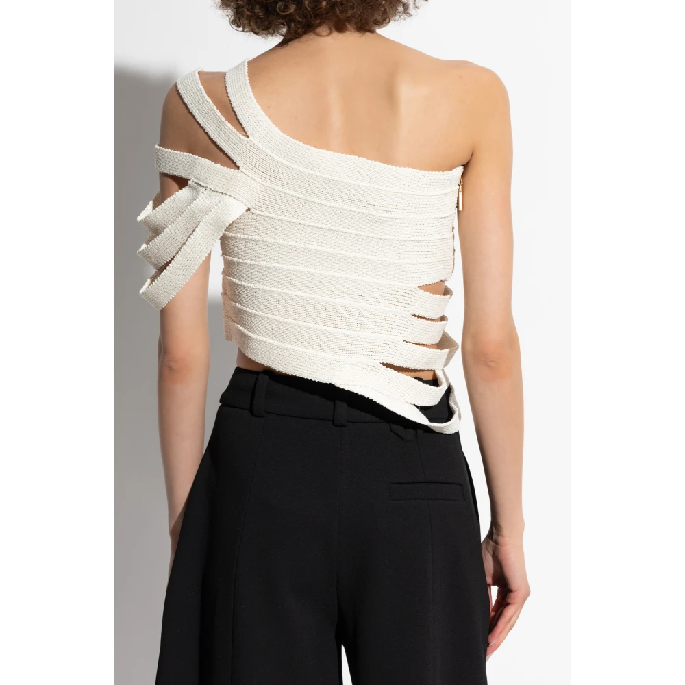 Cult Gaia Top Sashi Beige Dames