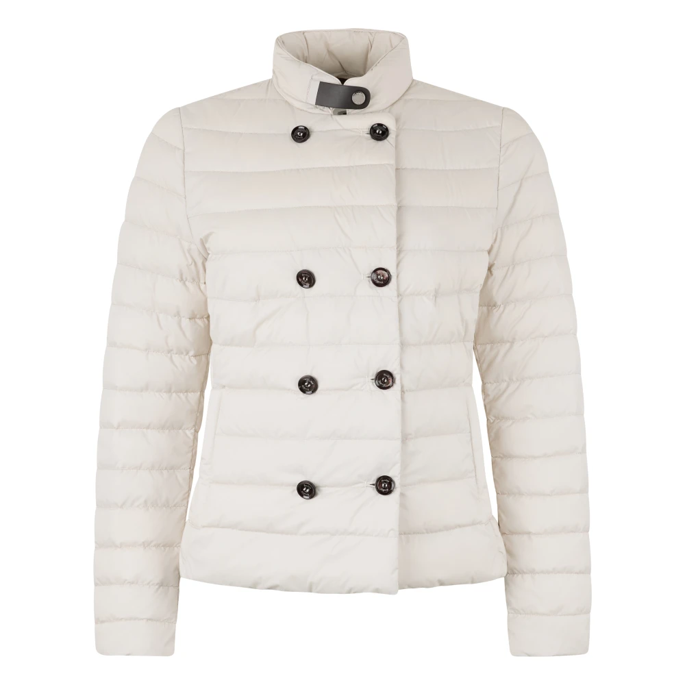 Moorer Kvinno Beige Jackor Dam, S, Clement-Os Jacket