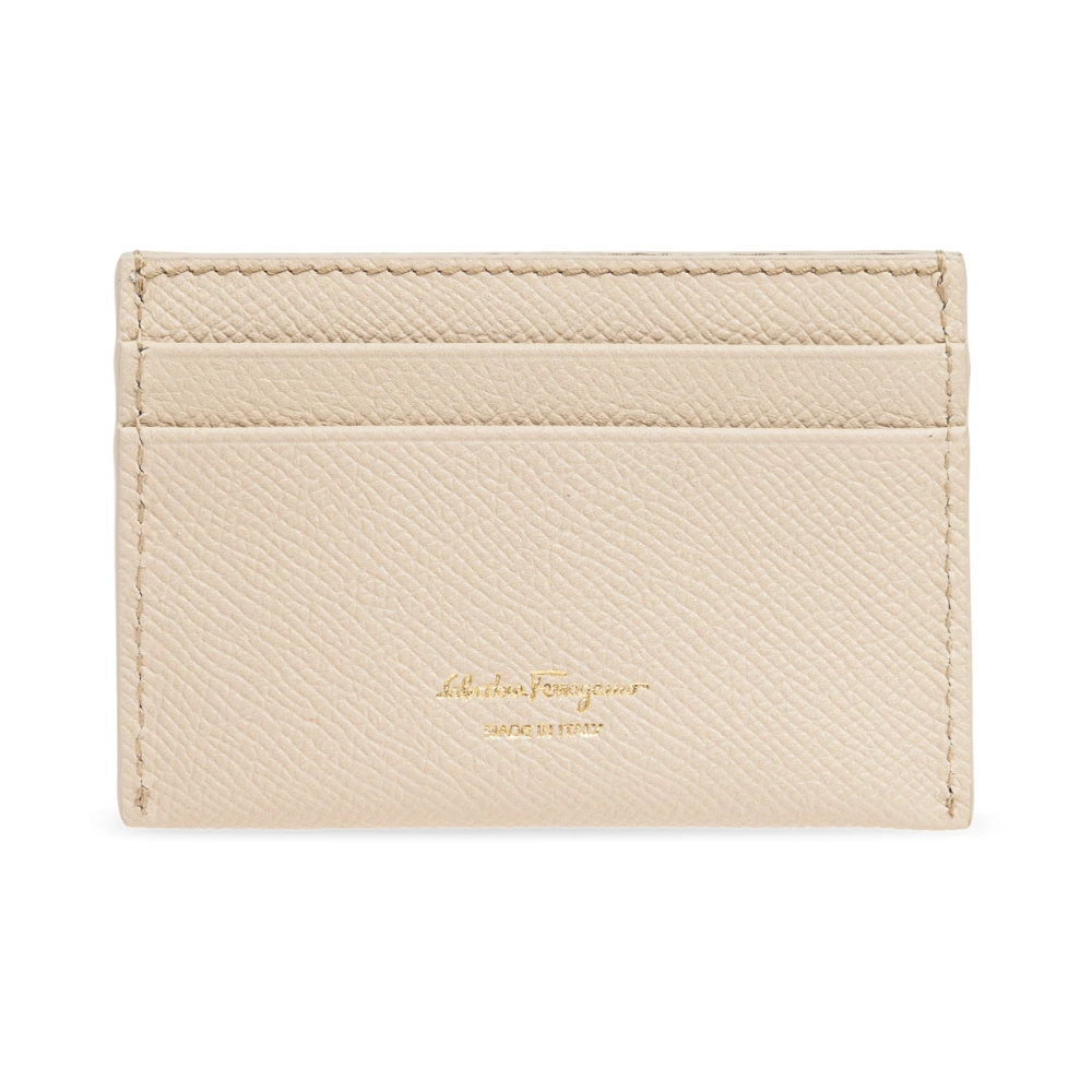 Salvatore Ferragamo Kaarthouder Beige Dames