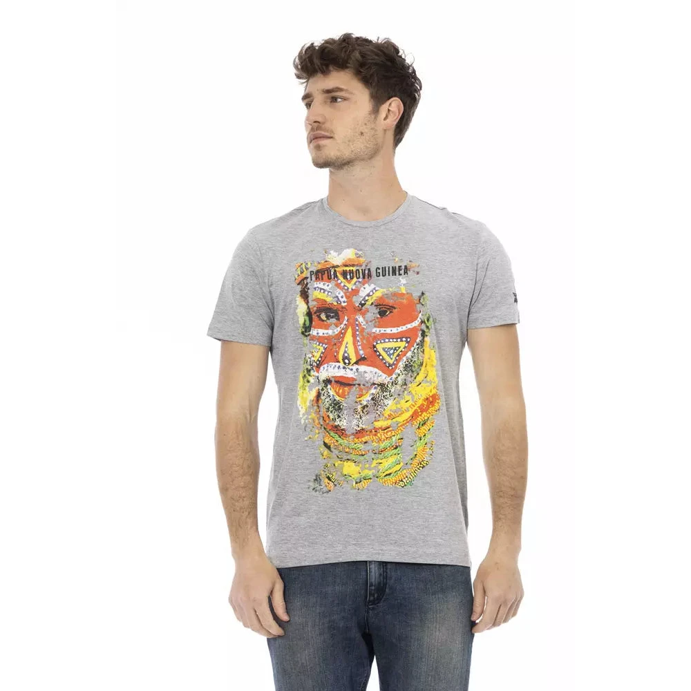 Trussardi Uomo Grigio - Action T-Shirt - Tops - 2XL