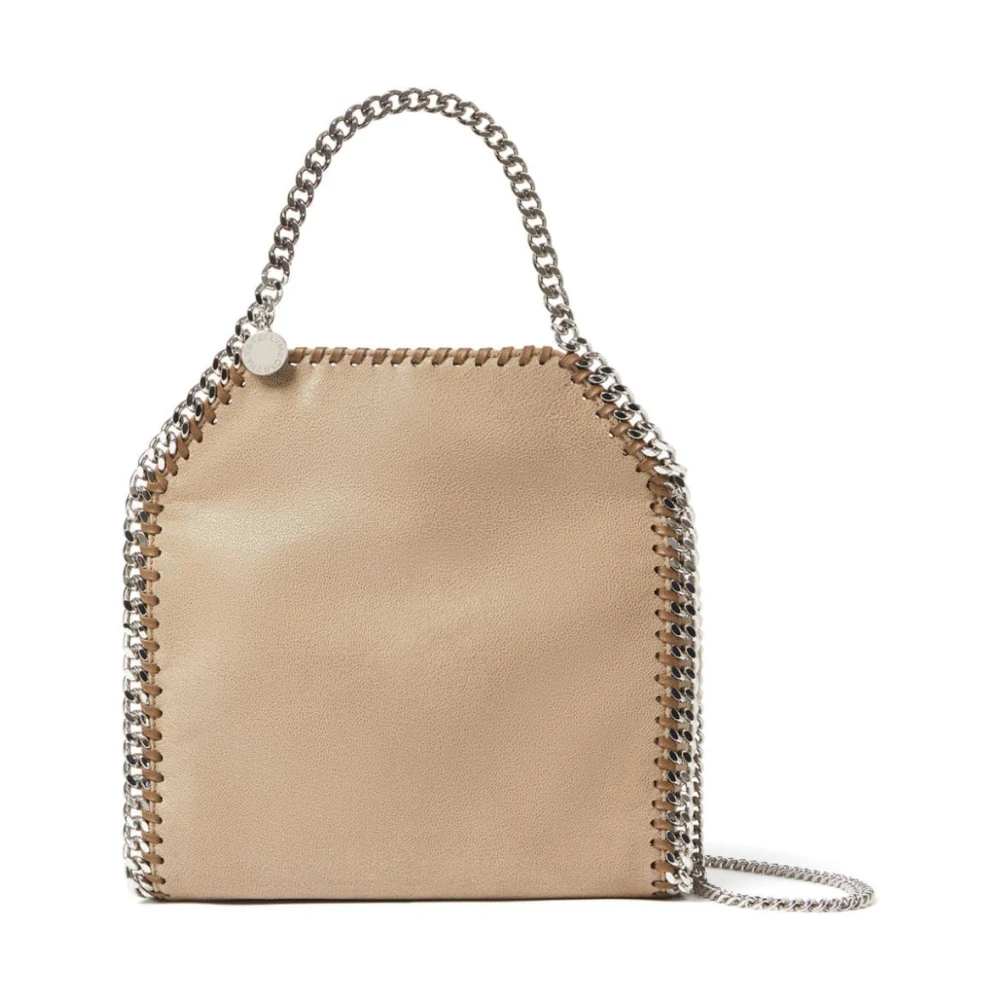 Stella Mccartney Mini Falabella Tote met Zilveren Ketting Brown Dames