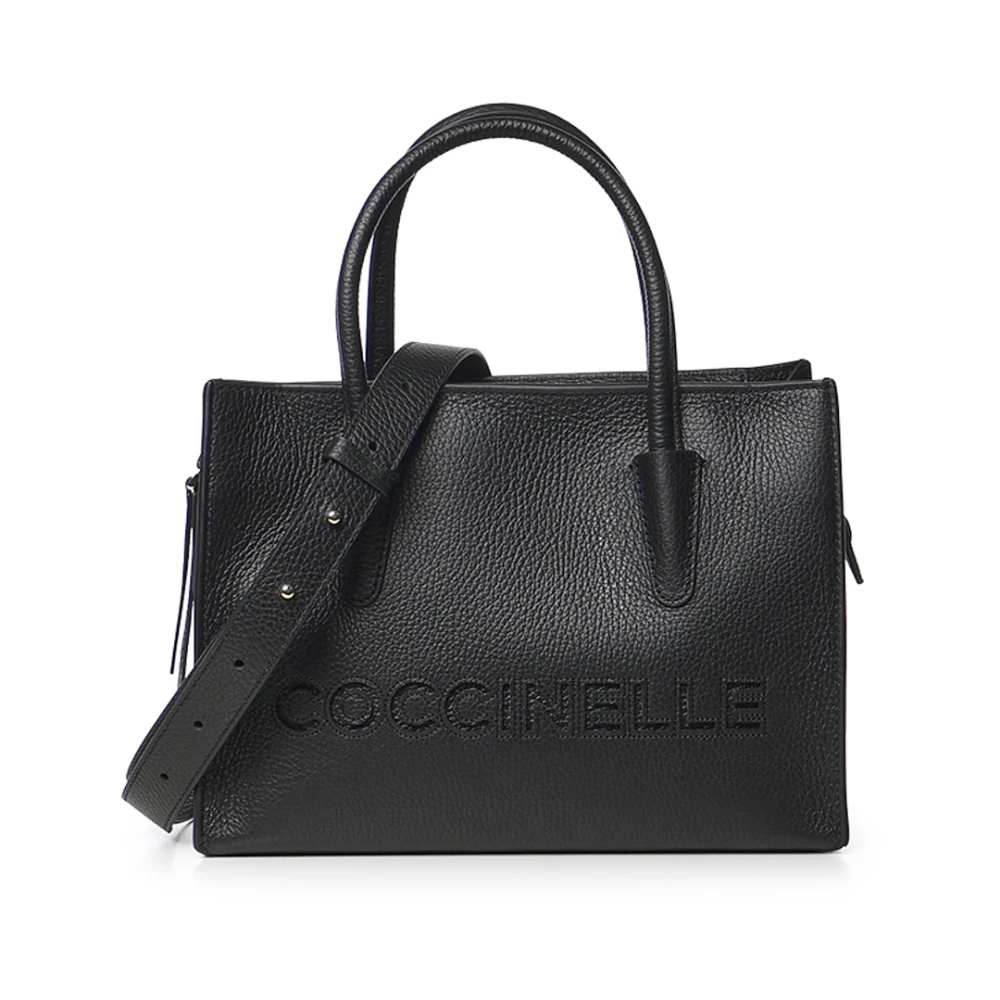 Coccinelle , Shopping Bags, Female, Black, One Size, Handbags