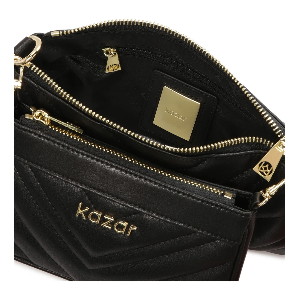 Kazar 3-in-1 handtas op een brede band Black Dames