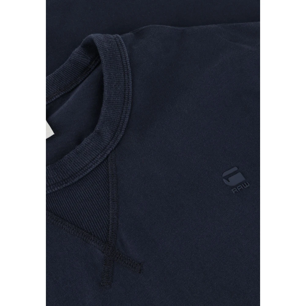 G-Star Blauw Jersey T-shirt voor mannen Black Heren