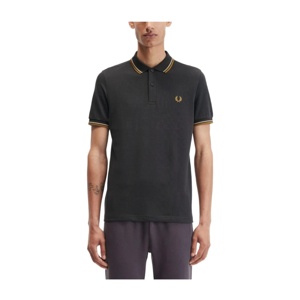 Fred Perry Polo Shirts Gray Heren
