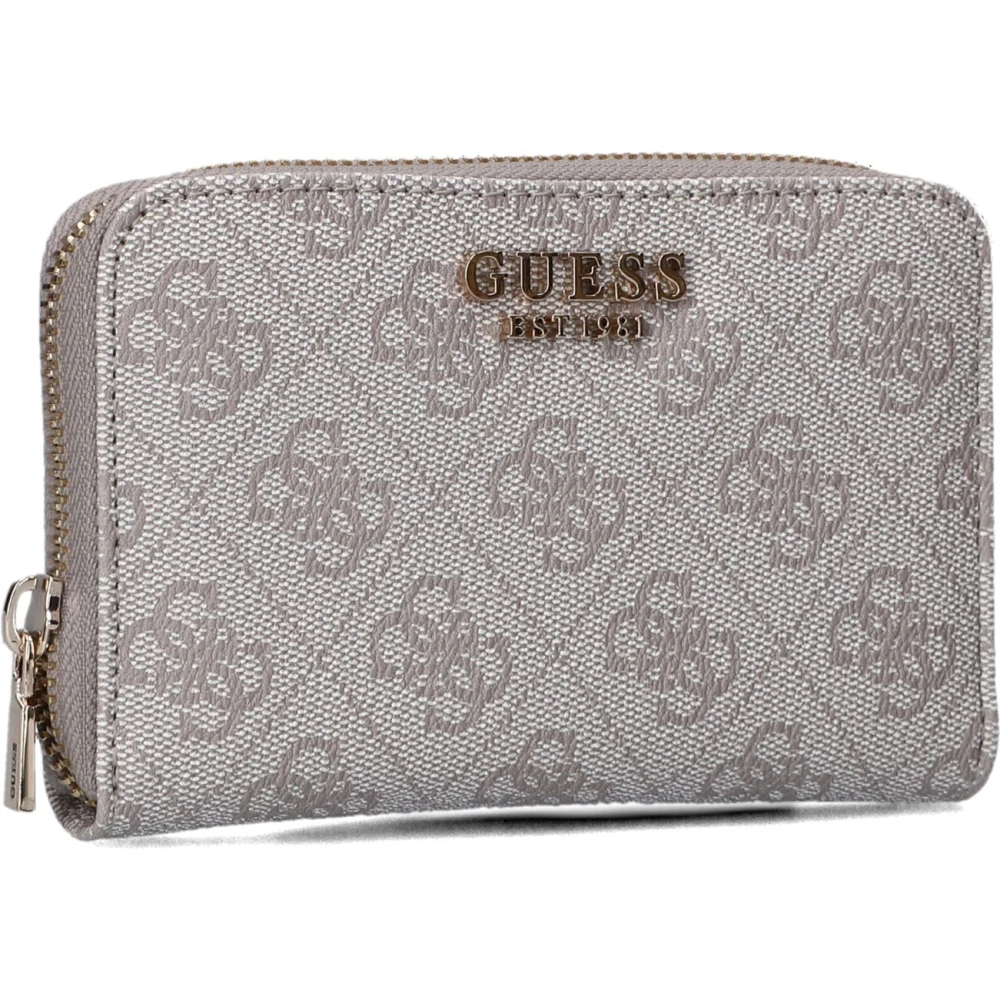 Guess Elegante Taupe Ritsportemonnee Gray Dames