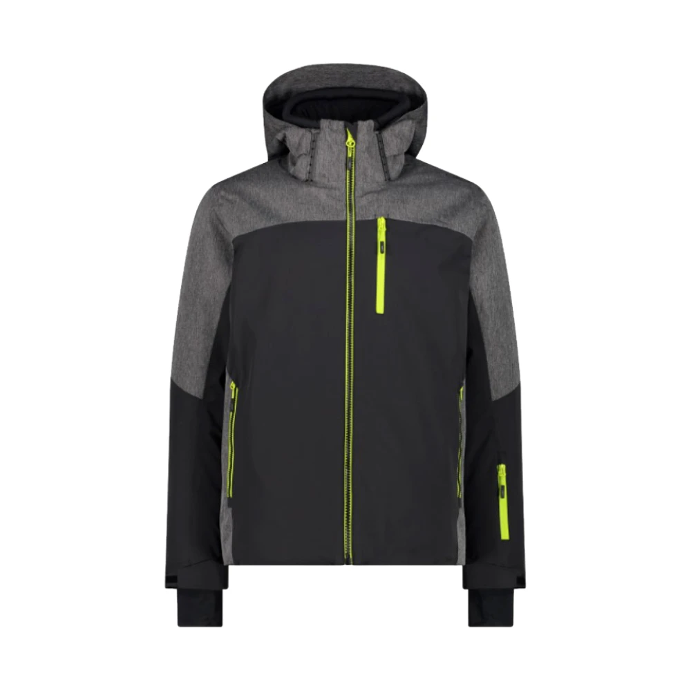 CMP Zwarte Ski Jas Waterdicht Warm Black Heren