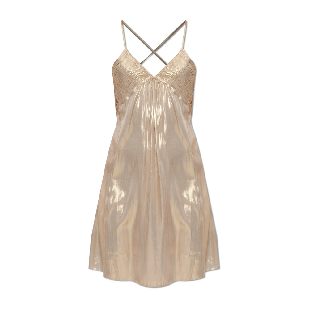 Zadig & Voltaire Jurk met bandjes Yellow Dames