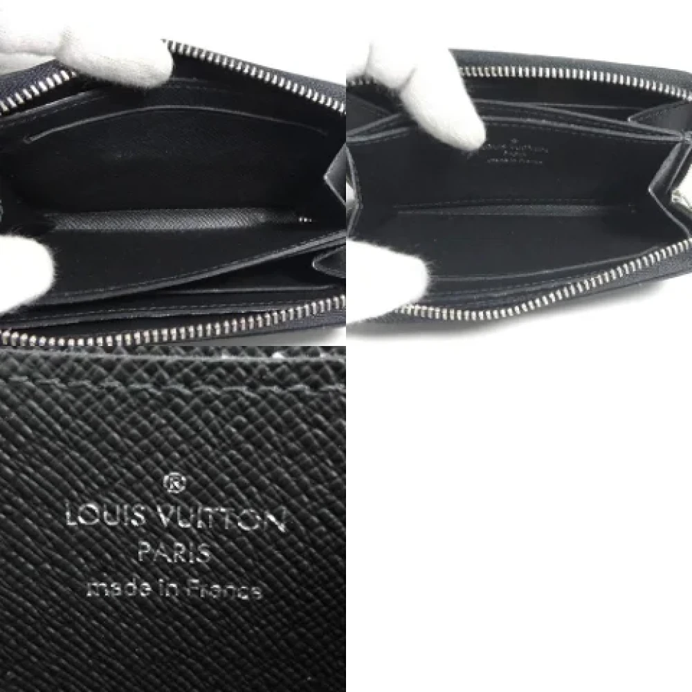 Louis Vuitton Vintage Pre-owned Leather wallets Black Heren