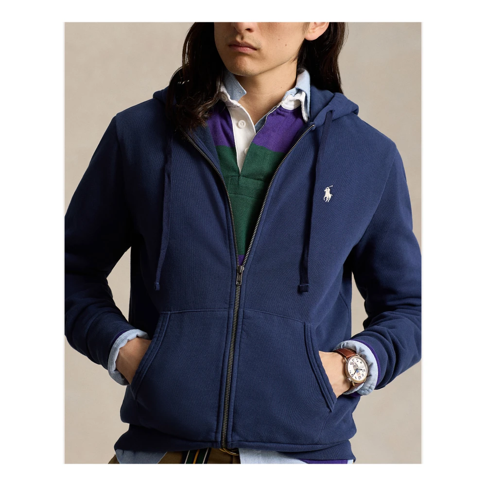 Ralph Lauren Stijlvolle Cardigan Sweater Blue Heren