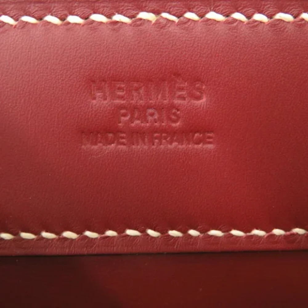 Hermès Vintage Pre-owned Fabric handbags Beige Heren